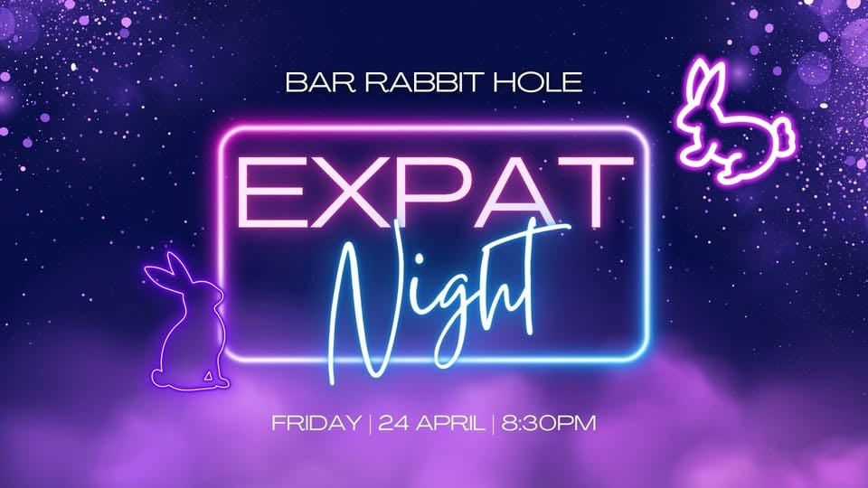 Плакат: Expat Night - Rabbit Hole