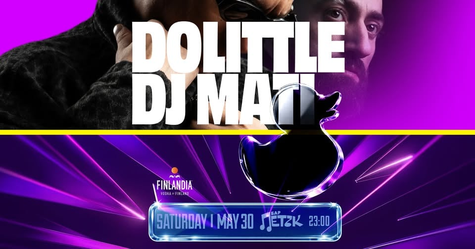 Плакат: DOLITTLE x DJ MATI - Бар Петък - 30.05.2026