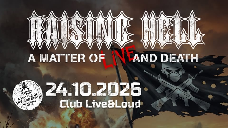 Плакат: A Matter of LIVE and Death - RAISING HELL