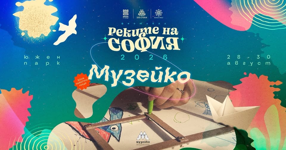 Плакат: От Музейко ще бъдем на „Реките на София“