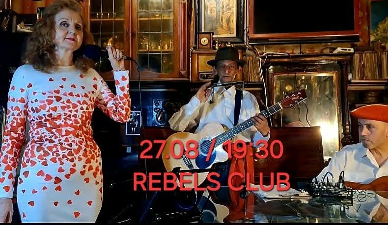 Плакат: DIANA AND THE MARIACHIS --- 27.08 --- 19:30 --- REBELS CLUB
