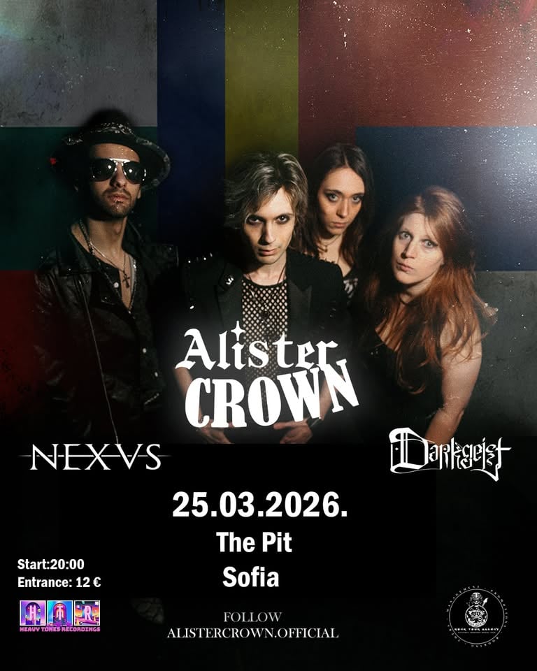 Плакат: Alister Crown |Italy| + Nexvs + Darkgeist - in The Pit