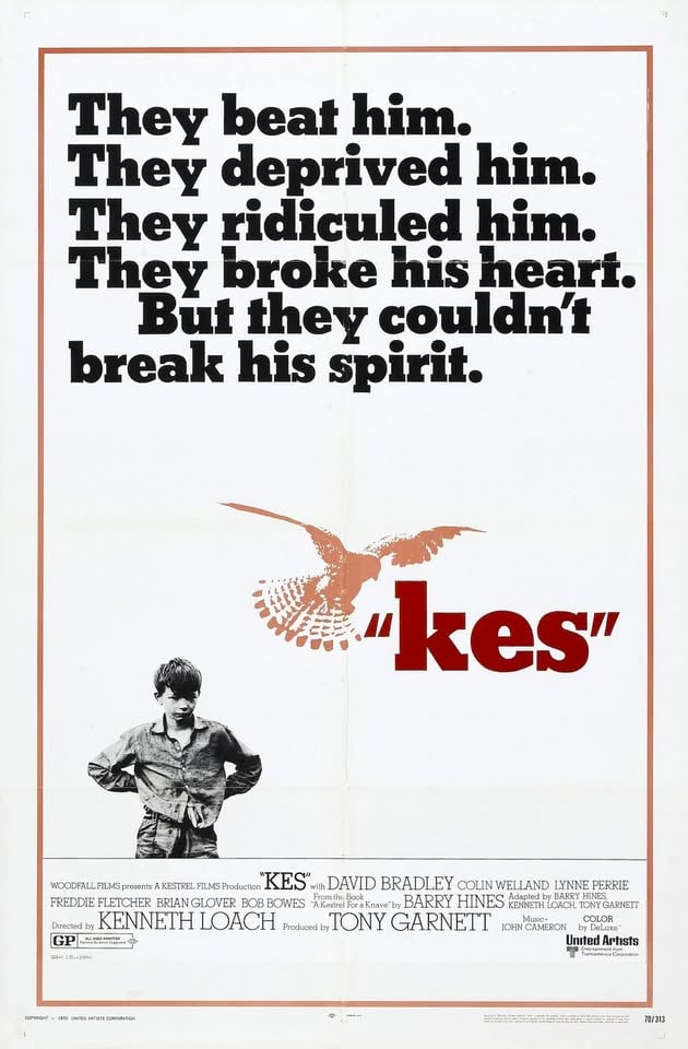 Плакат: Кен Лоуч на 90 | Кес / Kes (1969)