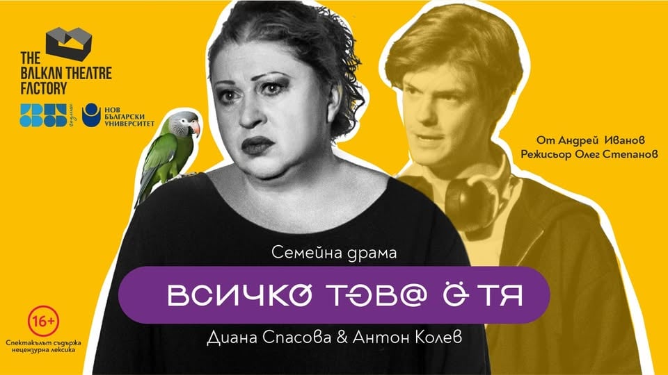 Плакат: ВСИЧКО ТОВА Е ТЯ | 35 випуска програма „ТЕАТЪР“ НБУ