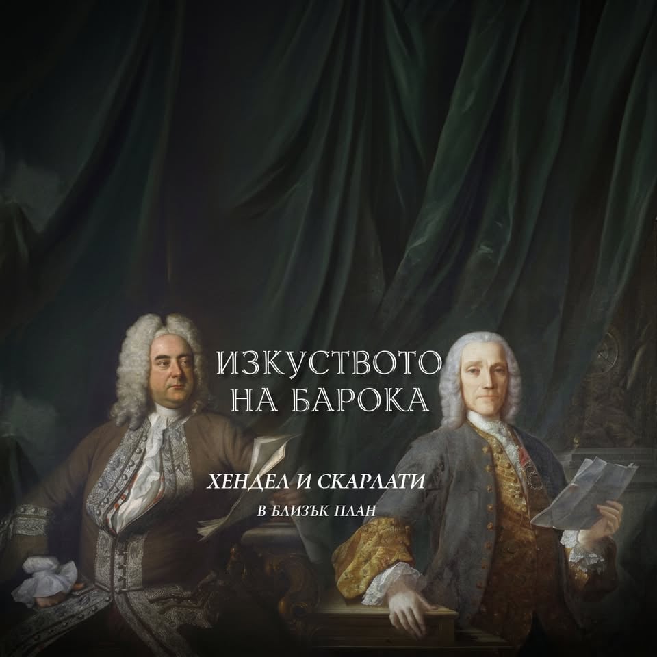 Плакат: Хендел и Скарлати в близък план