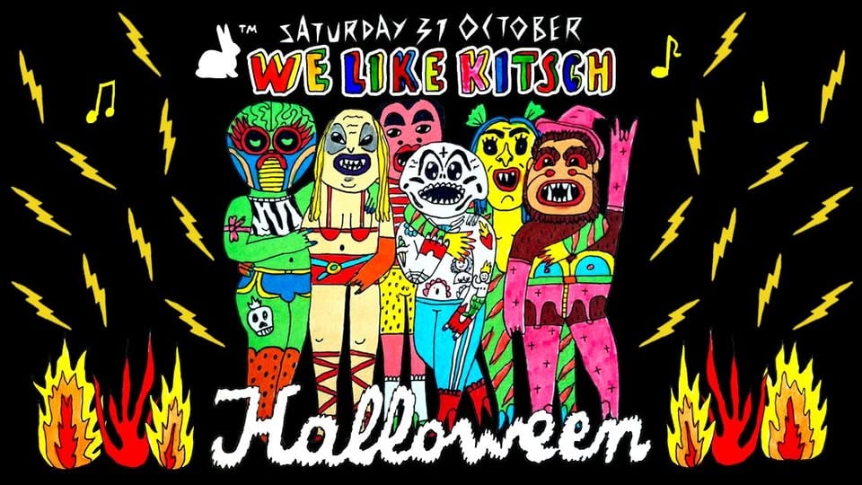 Плакат: We Like Kitsch Halloween