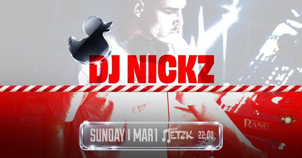 Плакат: DJ NICKZ - Бар Петък - 01.03.2026