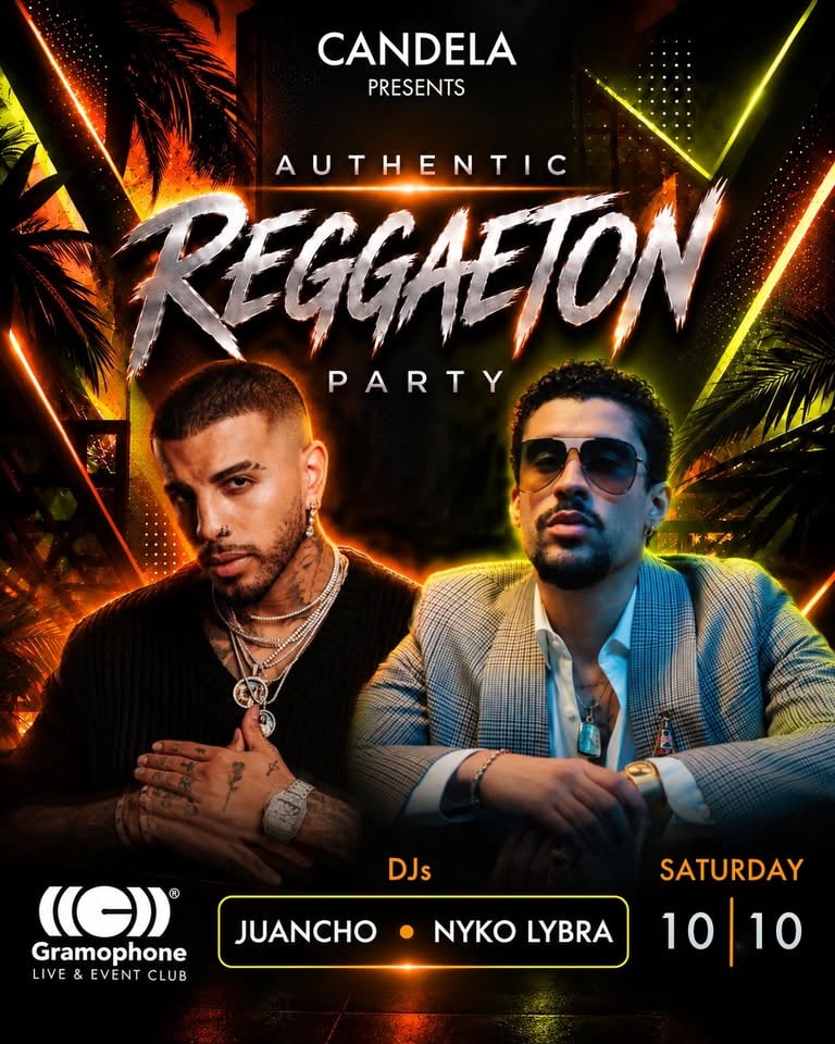 Плакат: Candela - Authentic Reggaeton Party 🔥