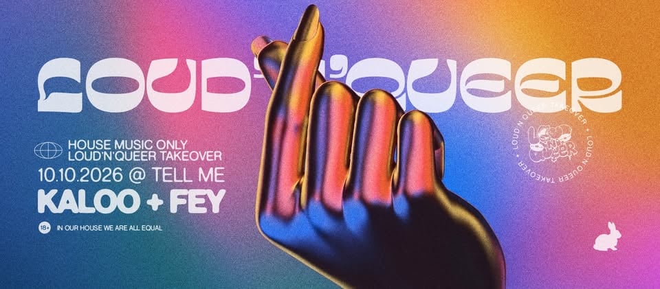 Плакат: LOUD’N’QUEER TAKEOVER
