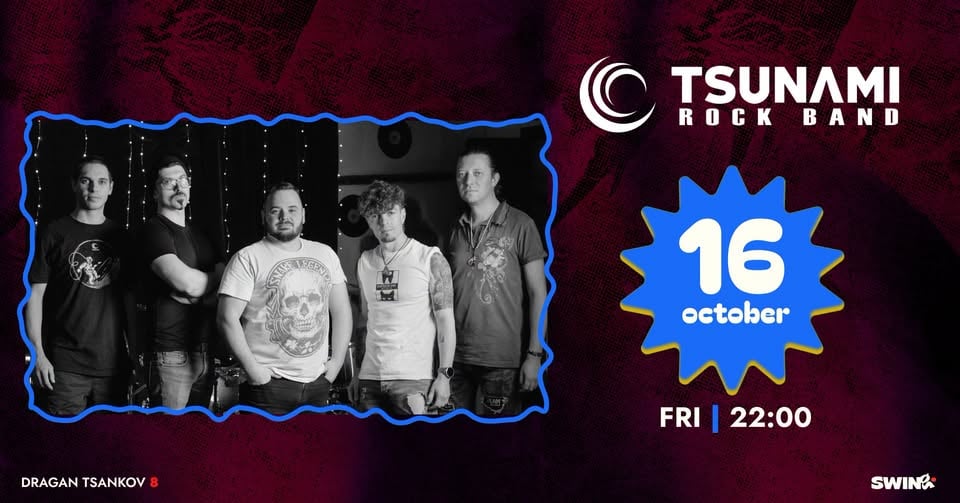 Плакат: Tsunami Rock Band @ swing.