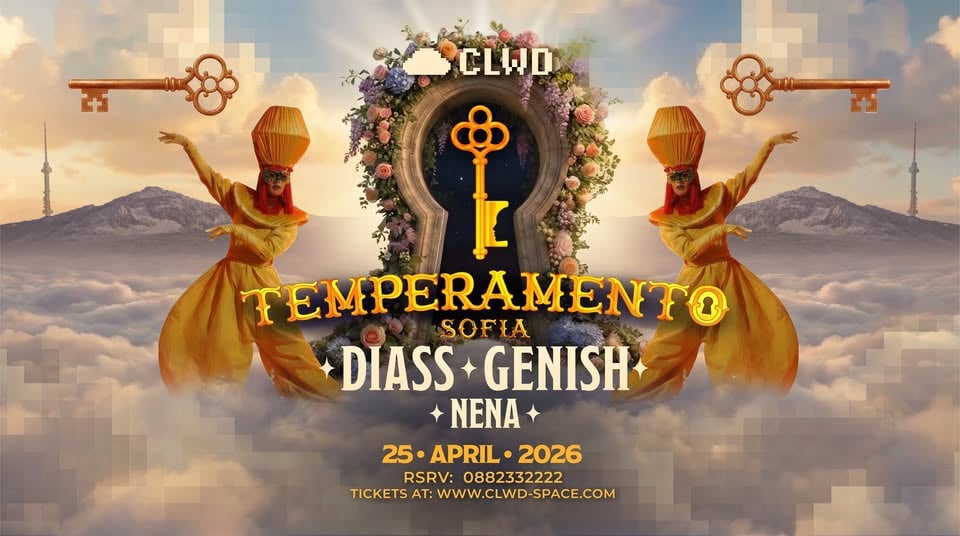 Плакат: TEMPERAMENTO Sofia 🌸 ARE YOU IN? 🗝 (25 April 2026)