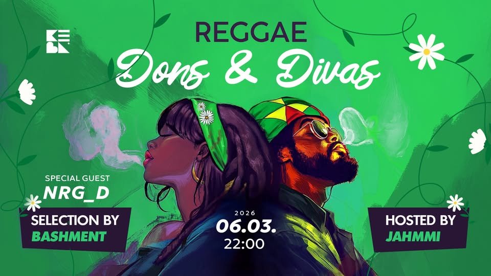 Плакат: Reggae Dons & Divas @KEVA - 6.03.2026