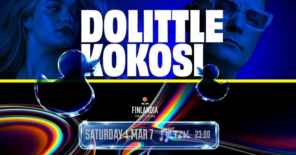 Плакат: DOLITTLE x KOKOSI - Бар Петък - 07.03.2026