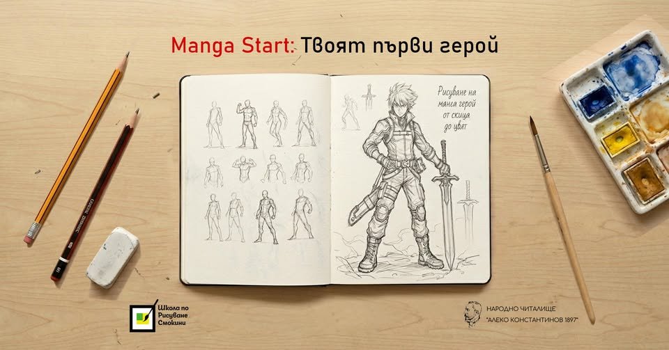 Плакат: Manga Start - Твоят първи герой
