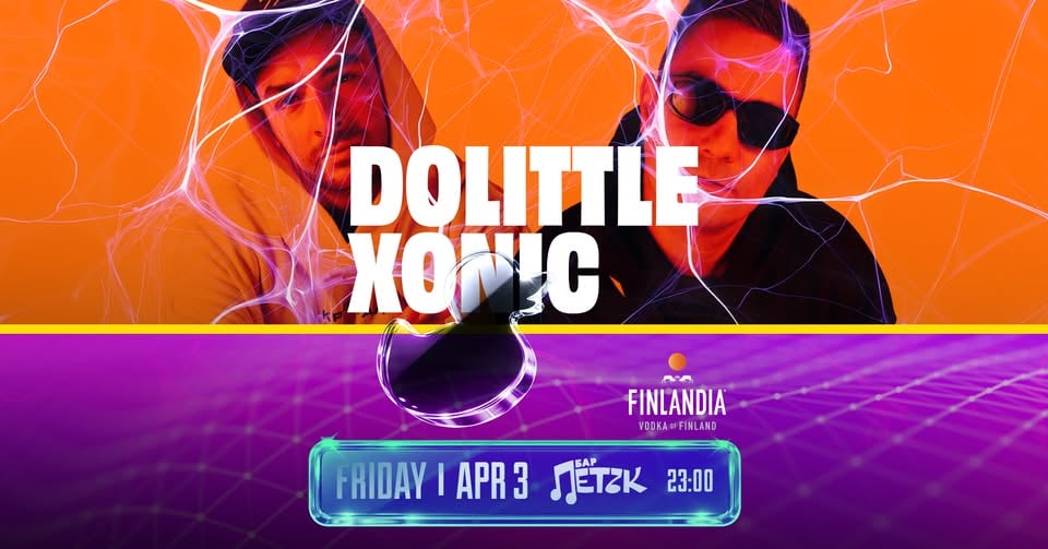 Плакат: DOLITTLE x XONIC - Бар Петък - 03.04.2026