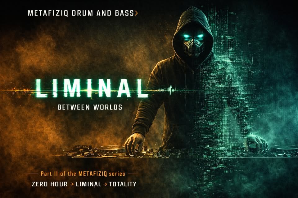 Плакат: METAFIZIQ - LIMINAL - Drum and Bass Music Between the Worlds / Mixtape 5 / 13.03