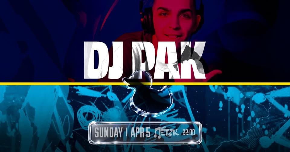 Плакат: DJ PAK - Бар Петък - 05.04.2026