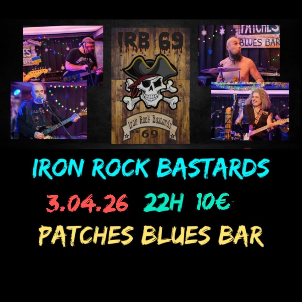 Плакат: Iron Rock Bastards @ Patches Blues Bar