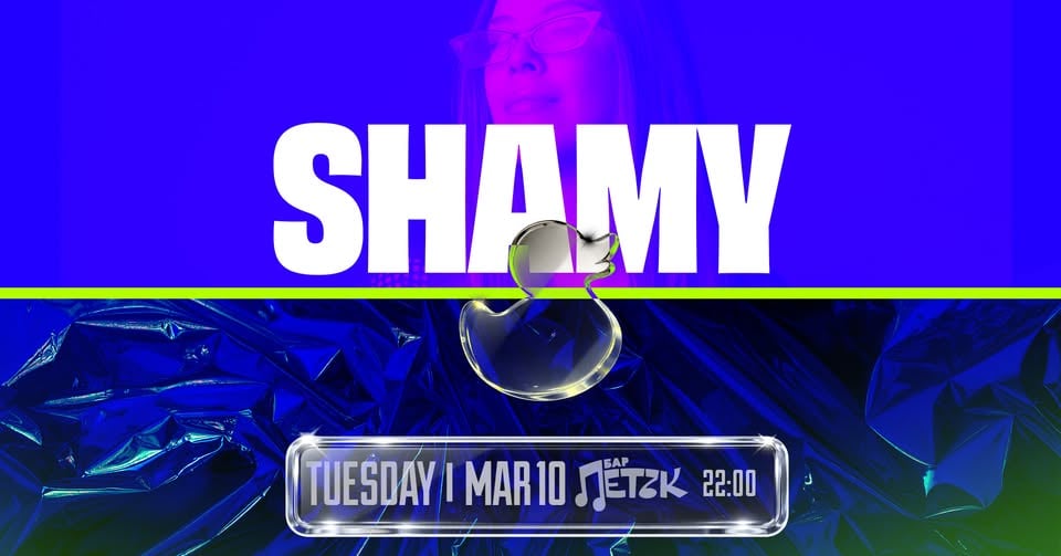 Плакат: SHAMY - Бар Петък - 10.03.2026