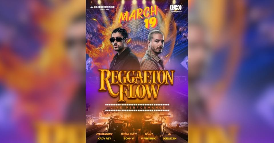 Плакат: Reggaeton Flow Live - BAD BUNNY & J BALVIN