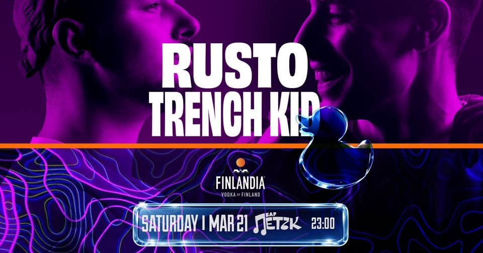 Плакат: RUSTO x TRENCH KID - Бар Петък - 21.03.2026