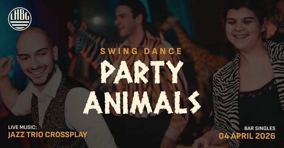 Плакат: Party Animals | Live: Jazz trio Crossplay | Bar Singles