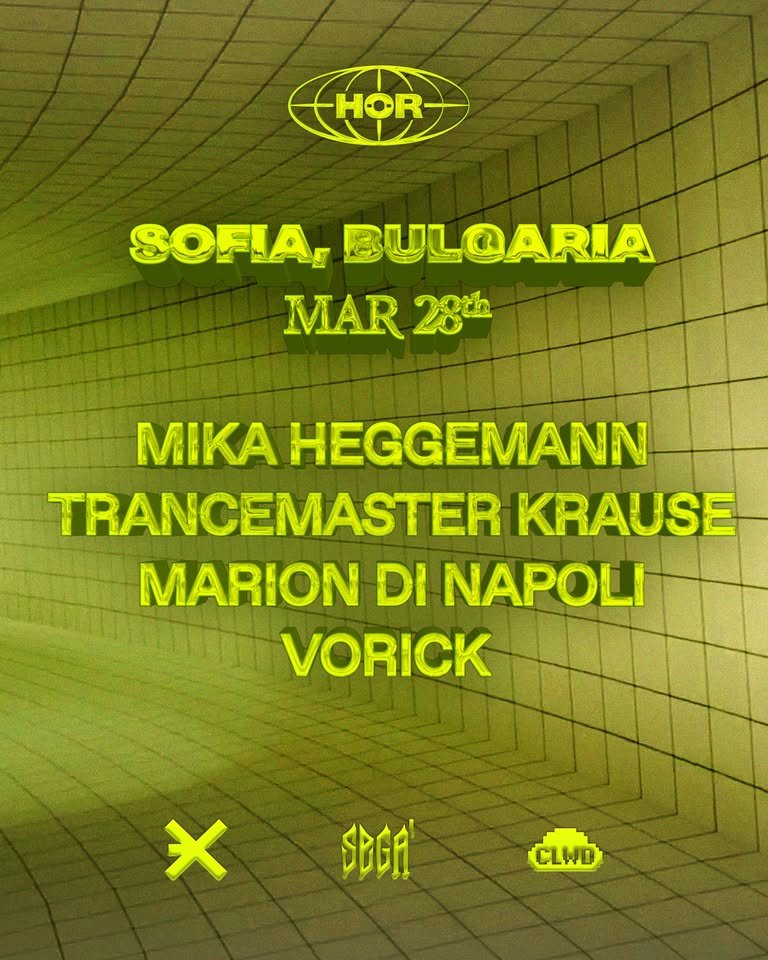 Плакат: EXE pres. HÖR X SEGÁ at CLWD