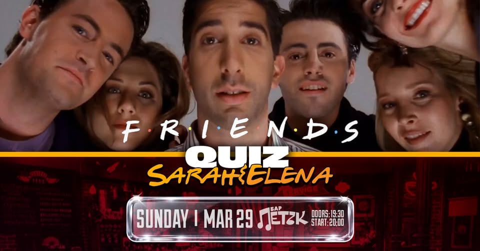 Плакат: FRIENDS QUIZ vol.14 - Бар Петък - 29.03.2026