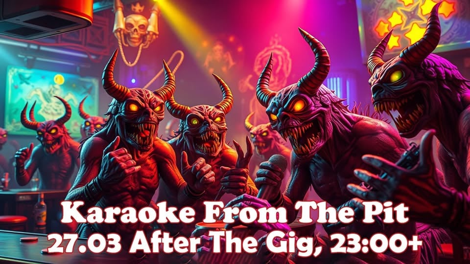 Плакат: Karaoke From The Pit