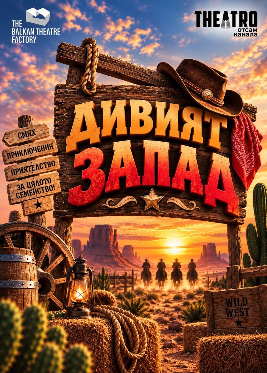 Плакат: Дивият Запад