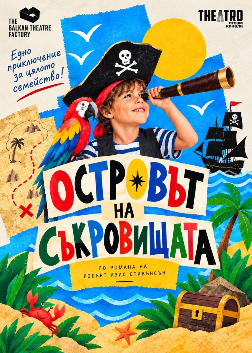 Плакат: Островът на съкровищата