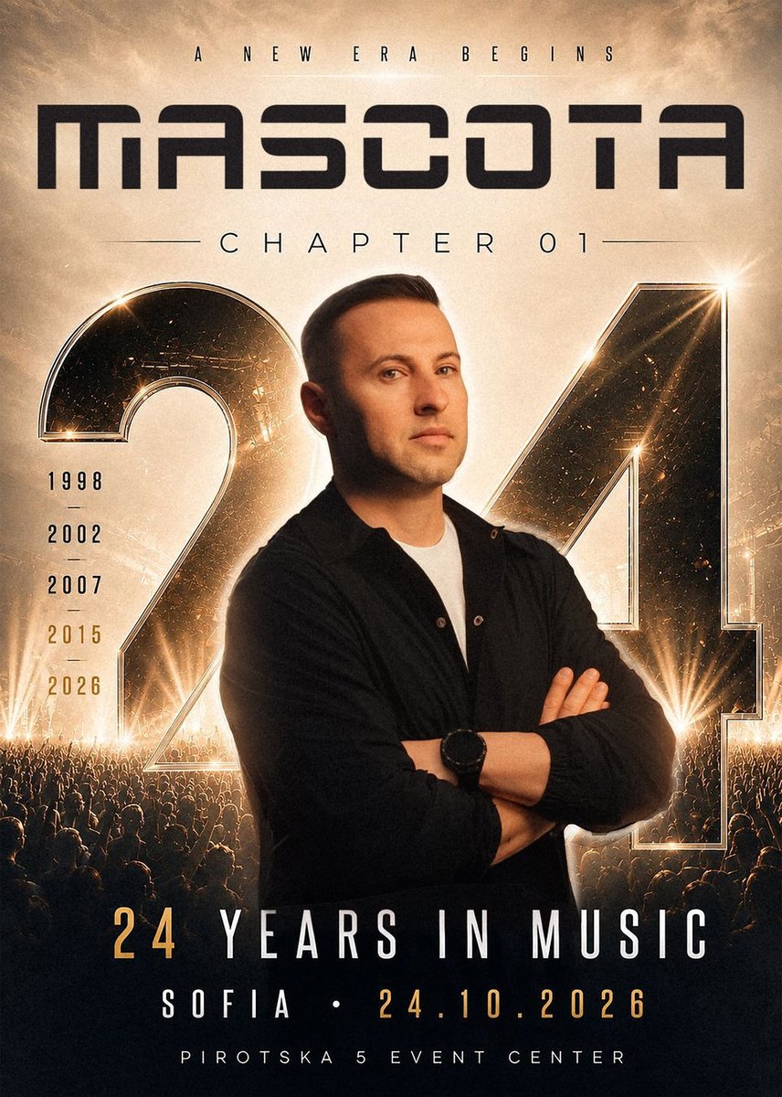 Плакат: MASCOTA 24 Years in Music