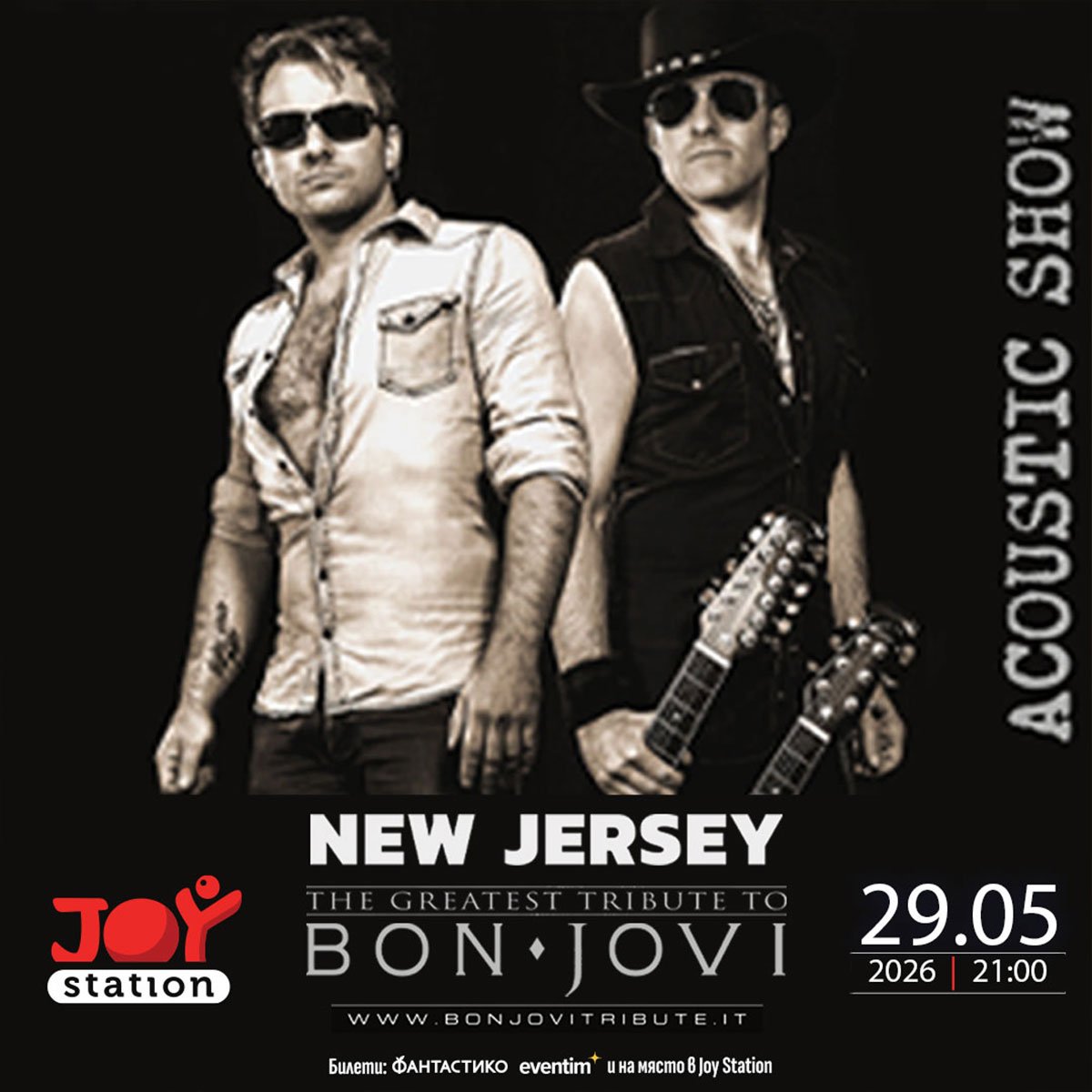 Плакат: New Jersey – The Greatest Bon Jovi Tribute – Acoustic