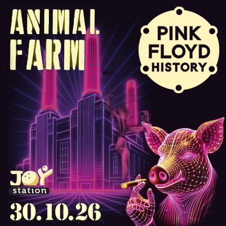 Плакат: Pink Floyd History се завръща в София с изцяло ново шоу – Animal Farm: Vol. 2