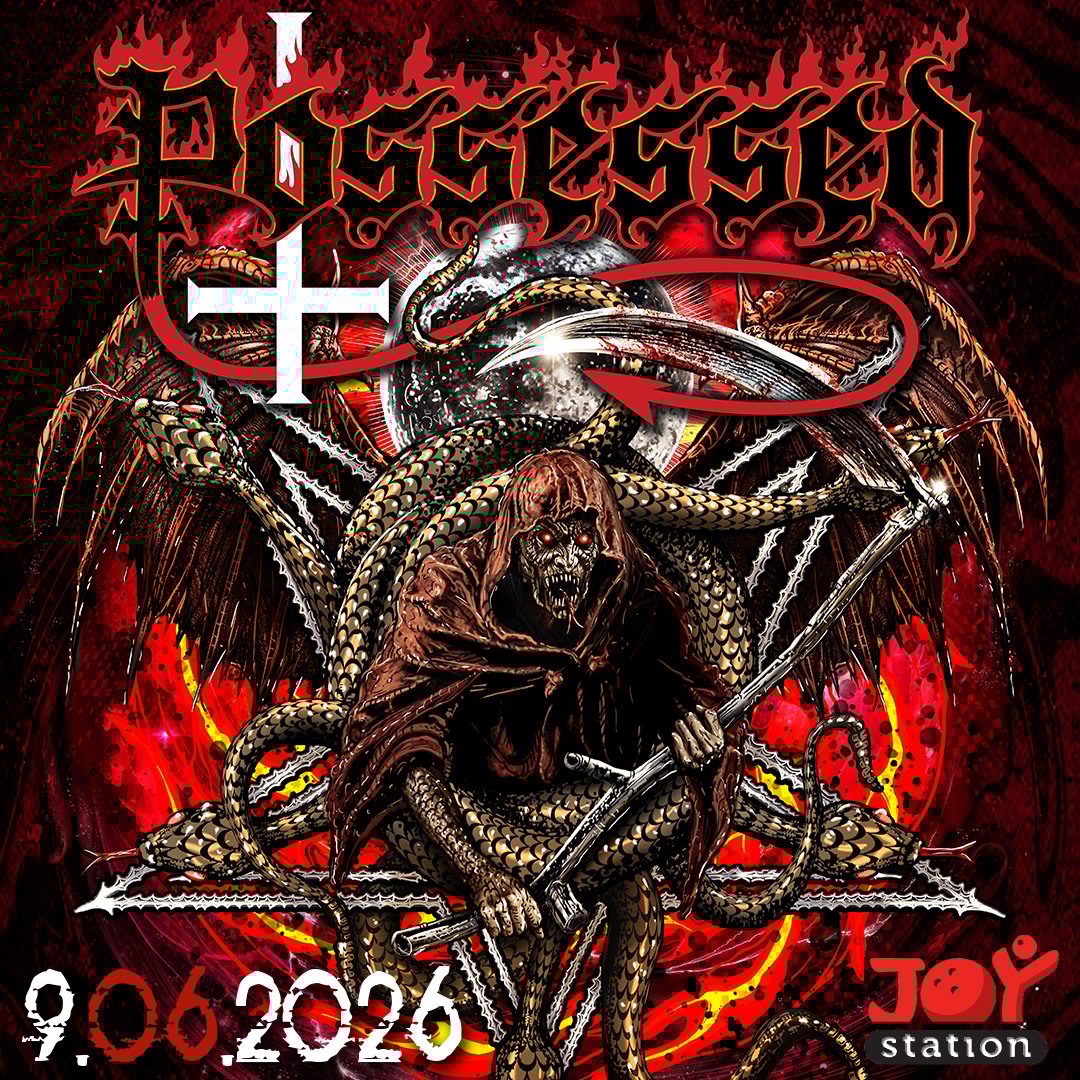 Плакат: 40 години Seven Churches: POSSESSED с концерт в София