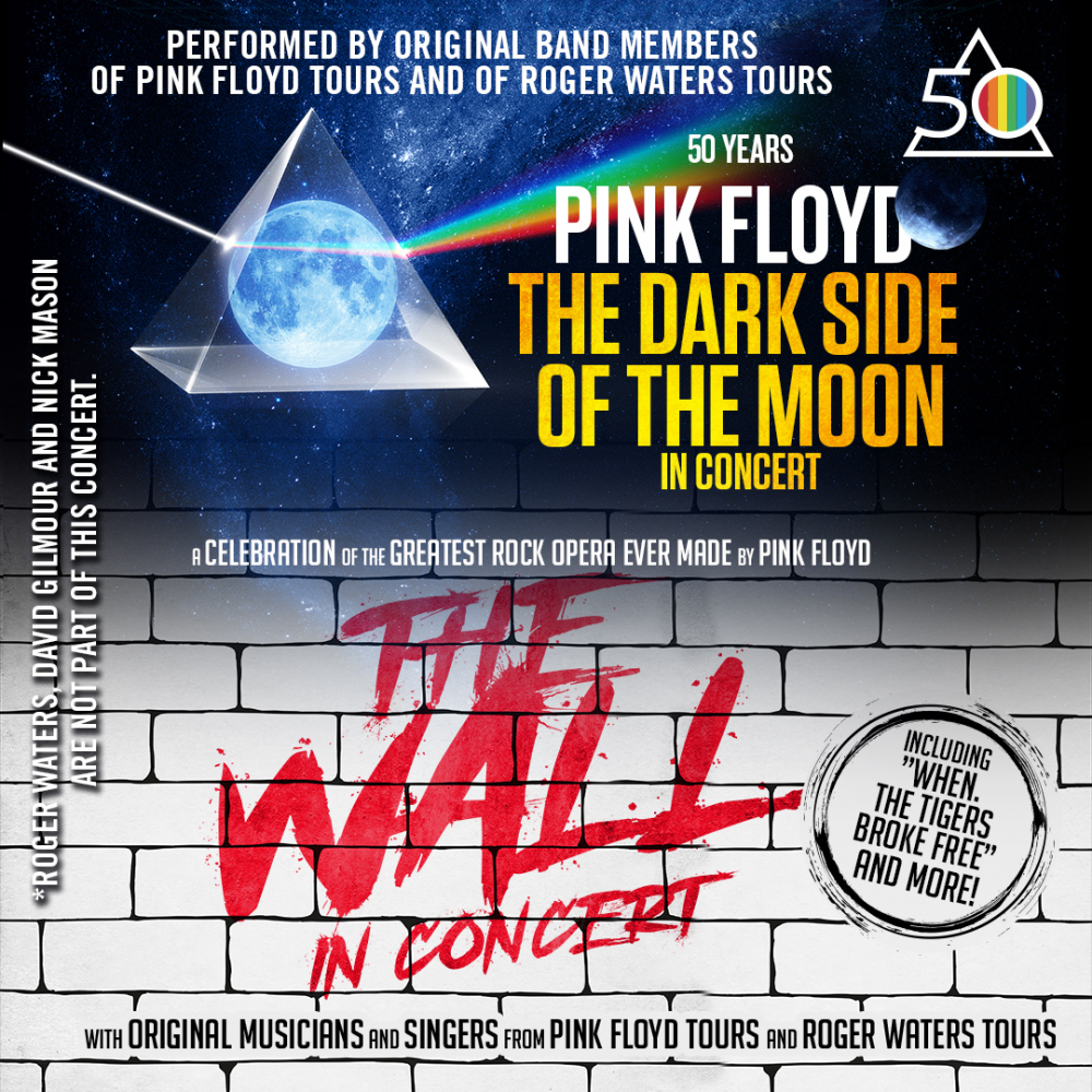Плакат: Dark Side Of The Moon & The Wall