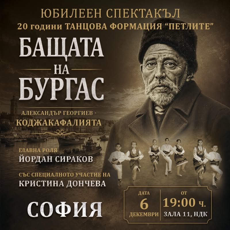 Плакат: Юбилеен спектакъл – 20 години танцова формация „Петлите“