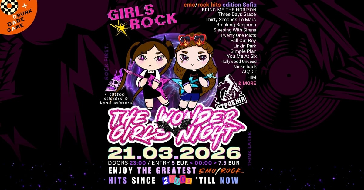 Плакат: The Wonder Girls Rock Night