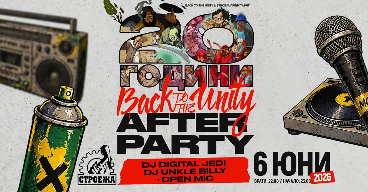 Плакат: After Party: Back to the Unity