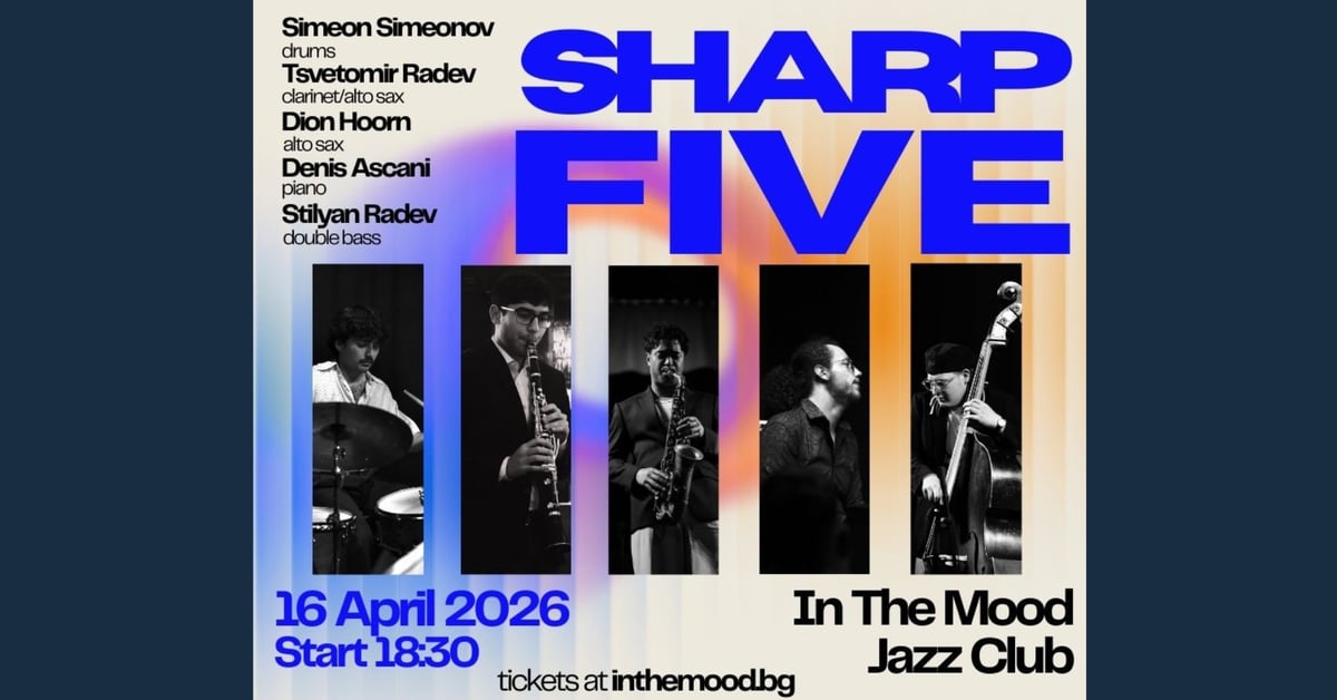 Плакат: Sharp Five – Modern Jazz Collective