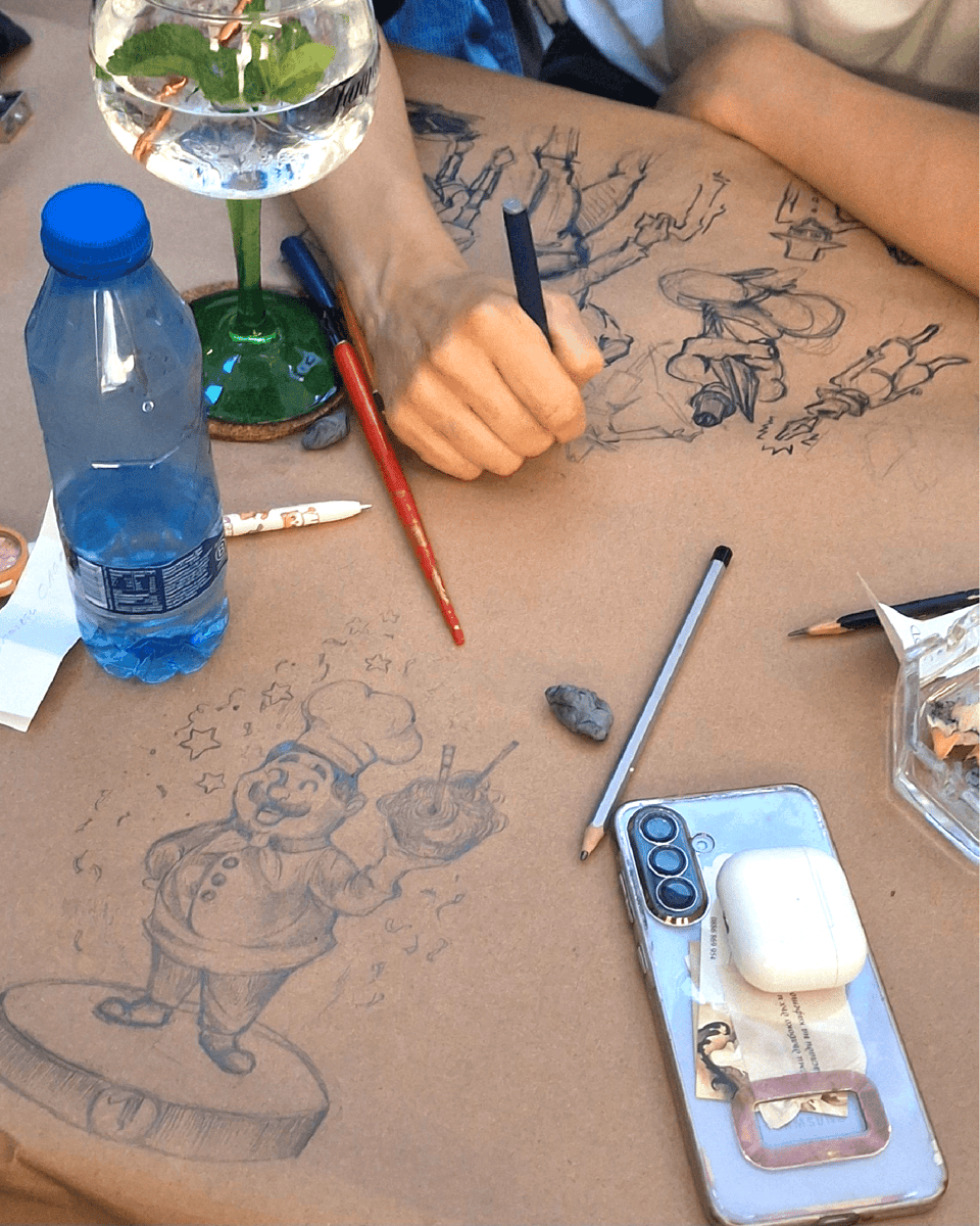 Плакат: Drink&Draw - 30.07
