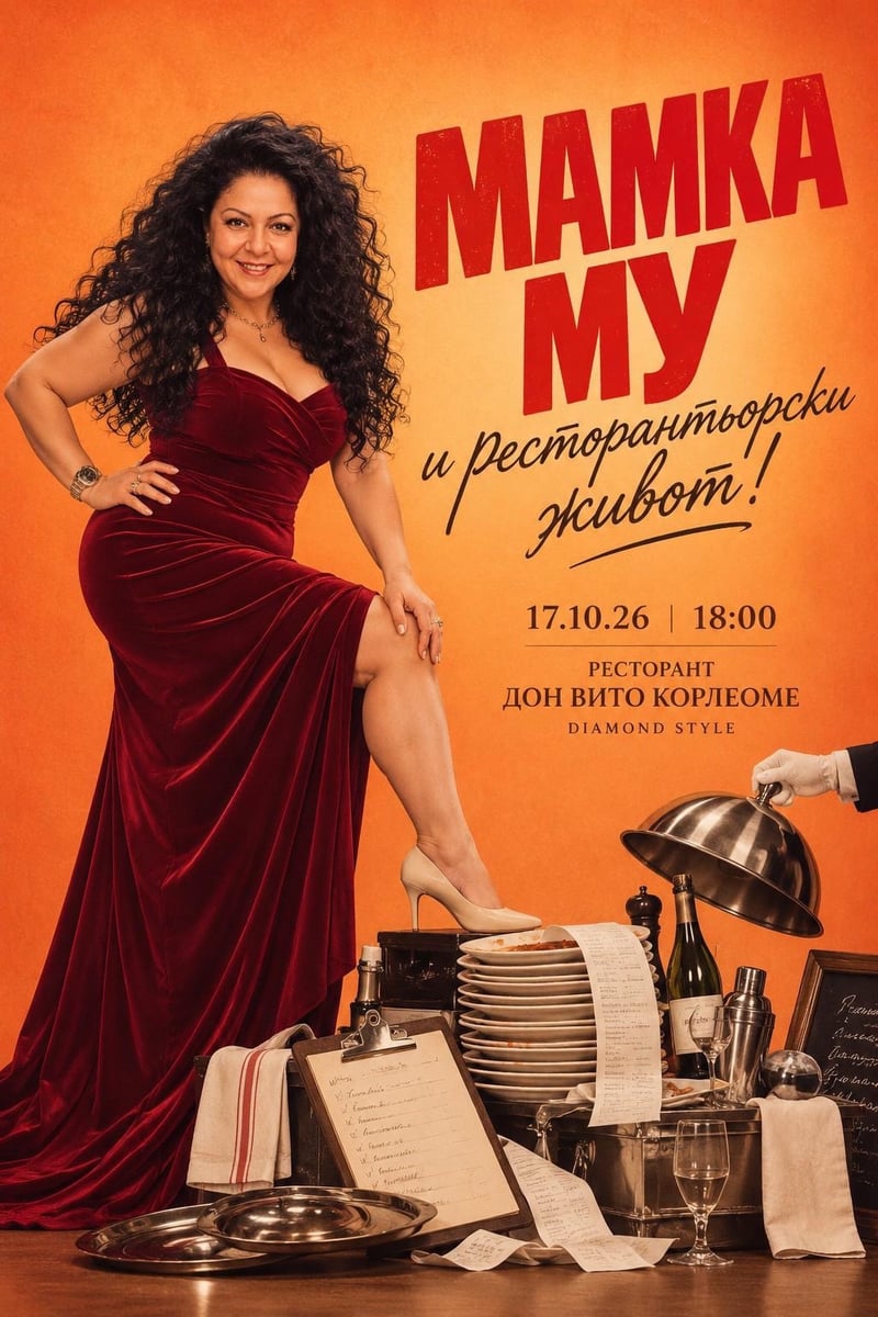 Плакат: М@мка му и ресторантьорски живот