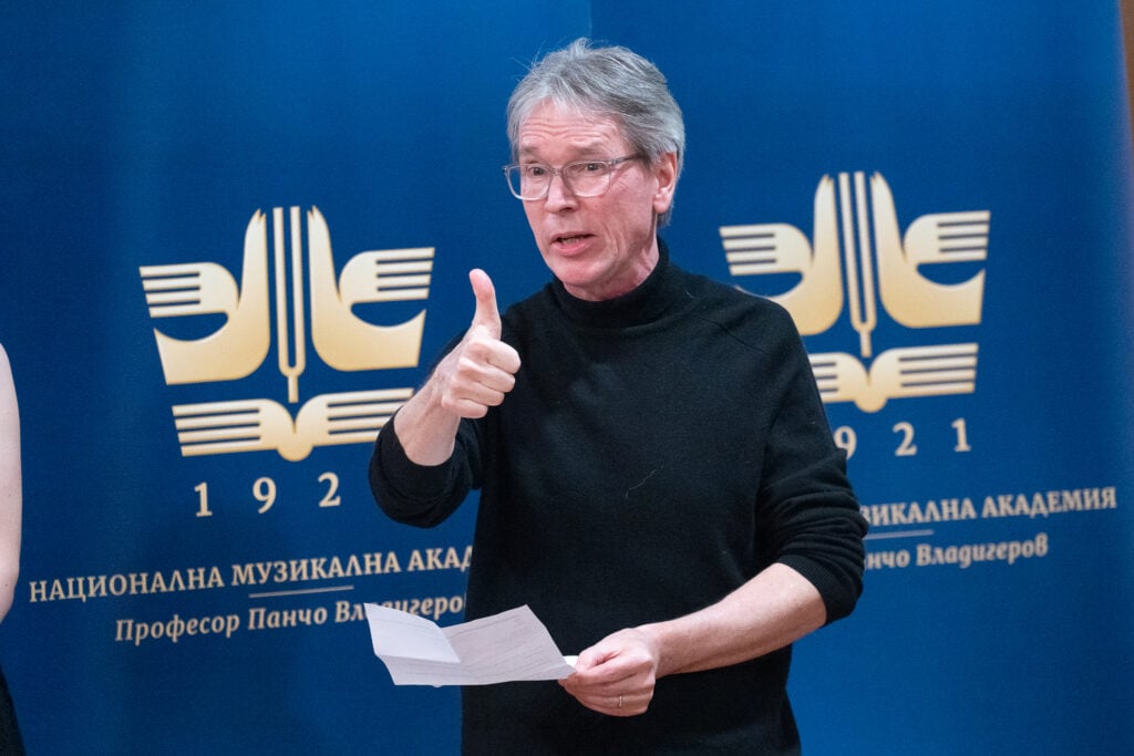 Плакат: Втори майсторски клас за интерпретация на немска художествена песен на проф. Щ. М. Ладеман (23–25.03.2026) и концерт (26.03)