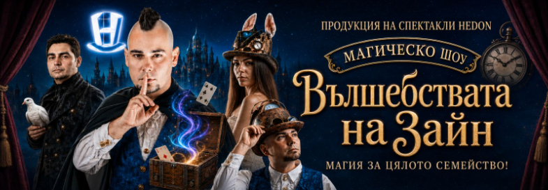 Плакат: Вълшебствата на Зайн - гр. Карлово