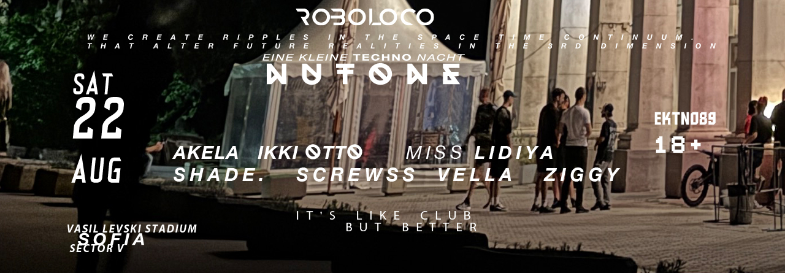 Плакат: ROBOLOCO :: NUTONE EINE KLEINE TECHNO NACHT 089