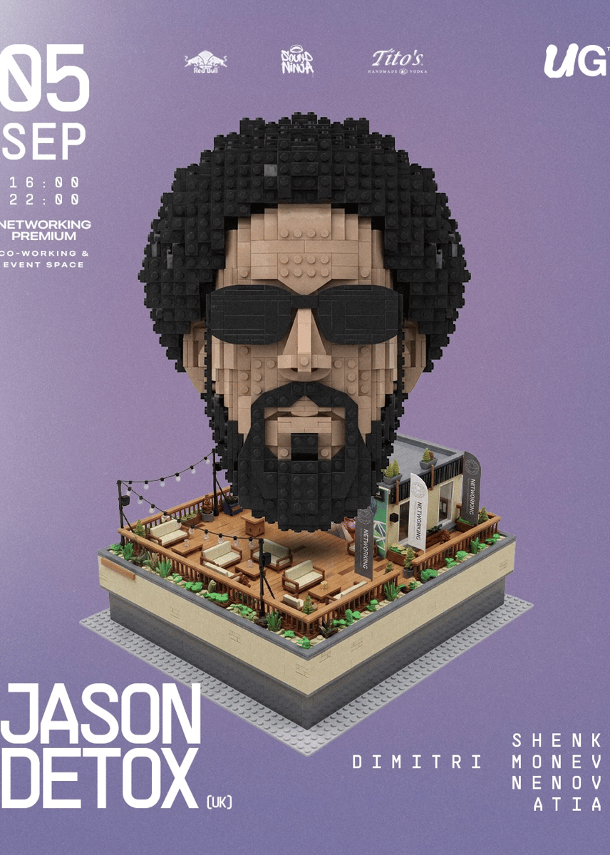 Плакат: Jason Detox at Networking Premium Rooftop