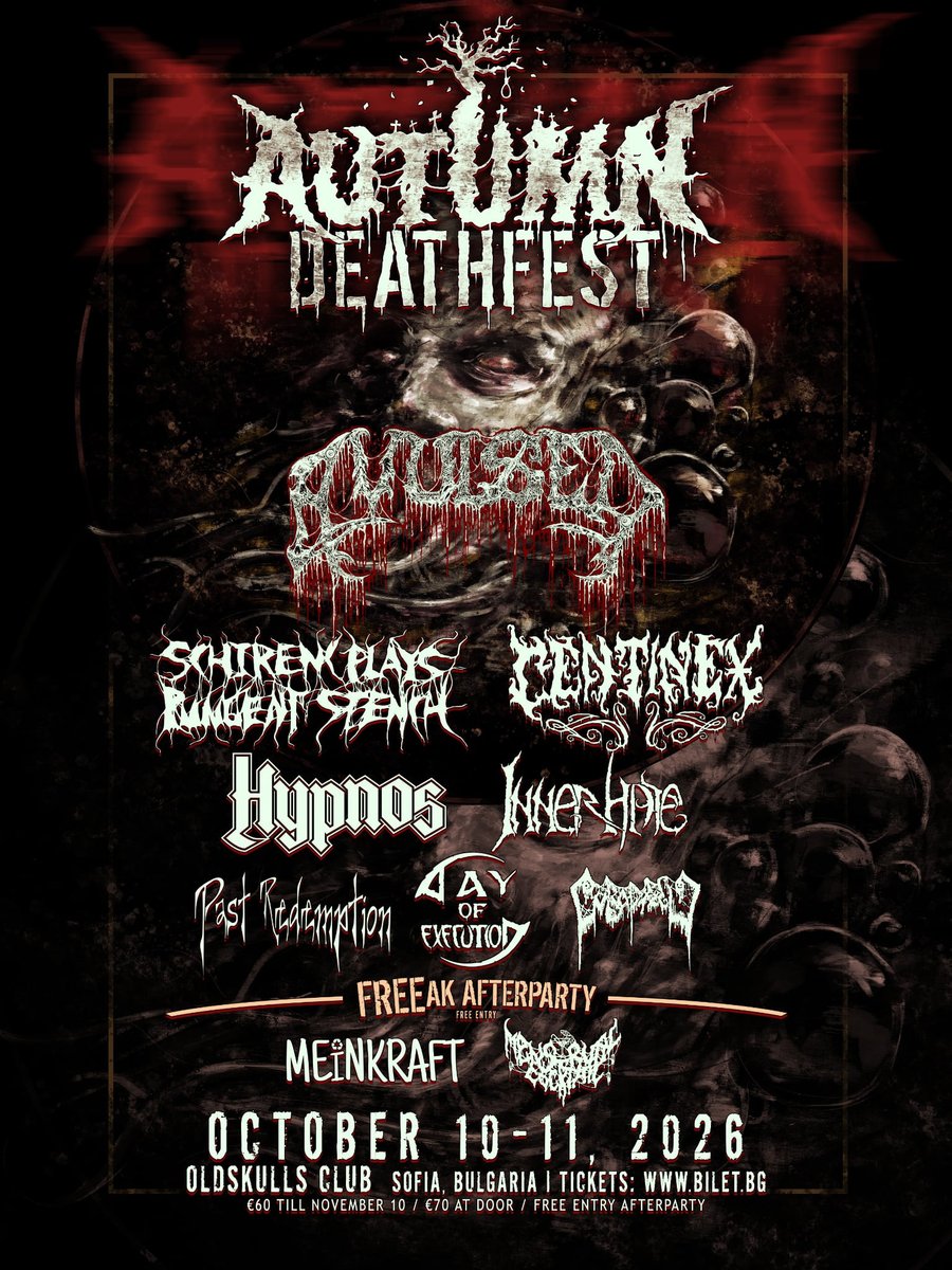 Плакат: Autumn Deathfest