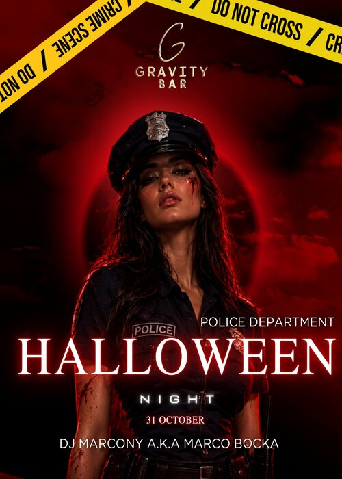 Плакат: Halloween Night Gravity Bar
