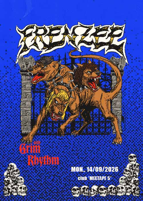 Плакат: FRENZEE/ GRIM RHYTHM Live in Sofia/ Mixtape 5/ Threechords