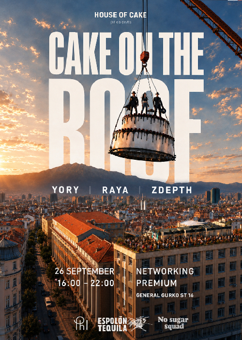 Плакат: Cake on the Roof by House of Cake